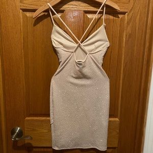 Silver Homecoming Dress